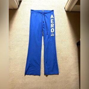 Aeropostale Vibrant Blue Sweatpants Junior girls size S/P